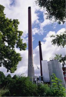 The Munksjö power plant in Jönköping.